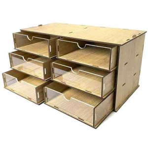 Stackable Drawer Making Kit Stackable Storage Kit - Double - 6 Drawers
